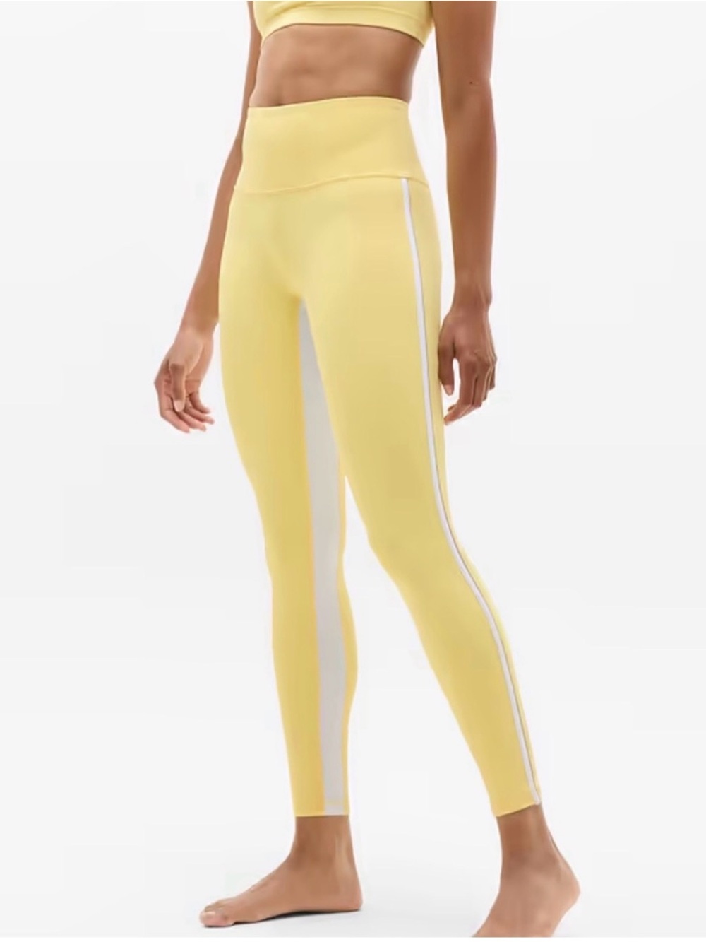 Athleta Ultra High Rise Elation Tight - butter yellow *SHIPS FREE*